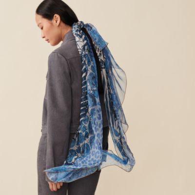 Jungle Love Stamped scarf 140 | Hermès Australia